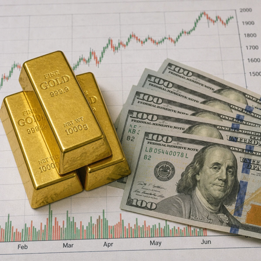gold prices and US dollar correlation
