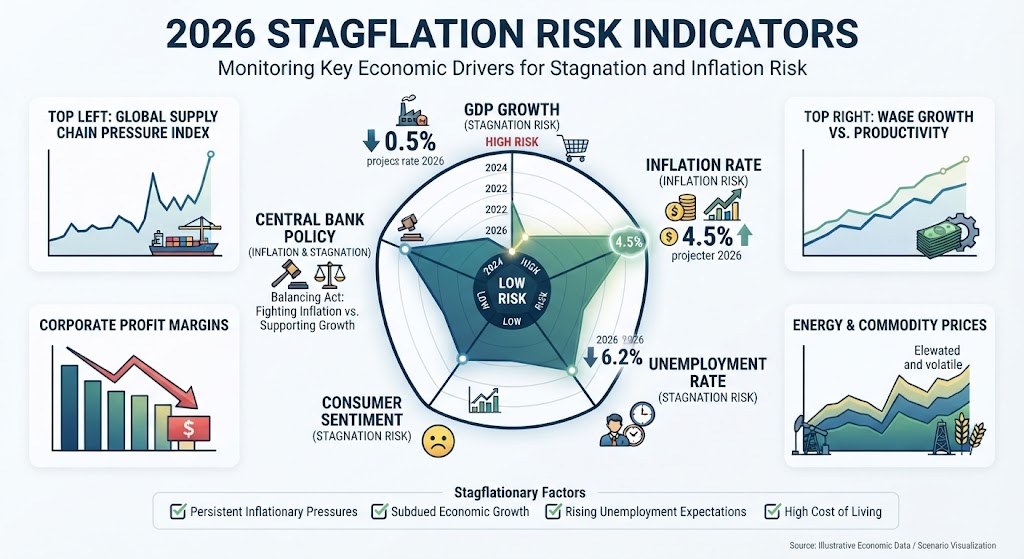 Stagflation risk indicators